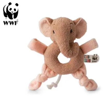 Obrázok produktu pre Cub Club - Úchopový krúžok Sloník Ebu (béžový, 15 cm) pre batoľatá Hračka sloník
