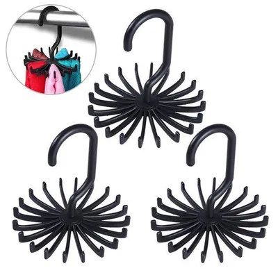 Immagine prodotto di Armadio da uomo a tre ante con ripiano porta reggiseni, ganci per cinture e ripiano porta cravatte
