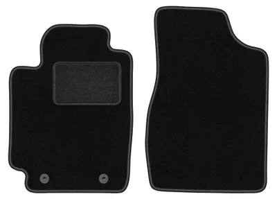 Zdjęcie produktu dla Dywaniki samochodowe welurowe przednie do: Toyota Camry VI (2001-2006, sedan) czarne, dopasowane