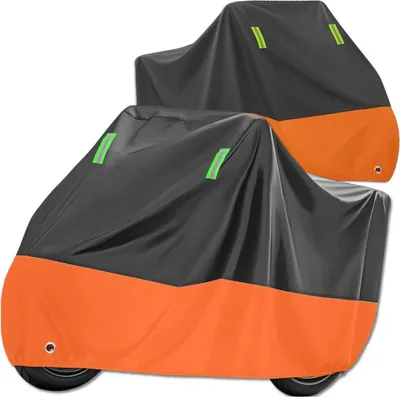 Zdjęcie produktu dla EDIBAZZAR | 230x90x125 cm wodoodporny pokrowiec ochronny na motocykl, rower, skuter