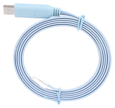 Obrázek produktu pro Kabel USB–RJ45 pro konzoli, 1,8 m, vysokorychlostní, odolný, měděný, Plug and Play, sériový kabel USB–RJ45 pro počítač a router