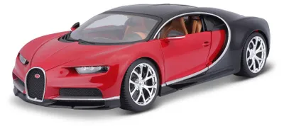 Bugatti Chiron Spielzeugauto 1:18, 29,5 cm, blau, Metall