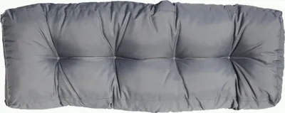 Produktbild von Rückenkissen einzeln grau 120x40 cm für Palettensitzkissen Outdoor Indoor Europaletten