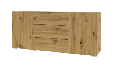 Zdjęcie produktu dla Komoda dwudrzwiowa z szufladami BONA – dąb artisan