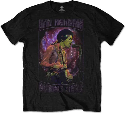 Produktbild von Jimi Hendrix Purple Haze Frame Black S T-Shirt