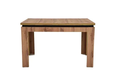 Produktbild von INSPIRO C-6 Esstisch ausziehbar 120–160 × 80 cm Eiche Wotan Schwarz