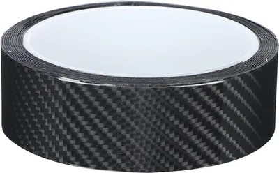 Obrázok produktu pre Čierna ochranná fólia z uhlíkových vlákien na hranu dverí proti poškriabaniu (3 cm x 3 m)