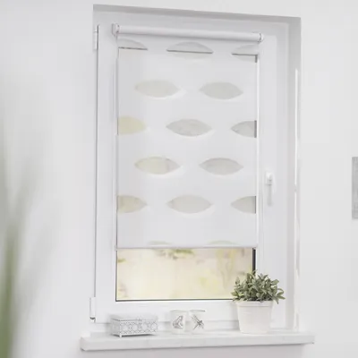 Obrázek produktu pro Lichtblick dvojitá roleta Ellipse bez vrtání 70x150 cm bílá včetně upínacího držáku