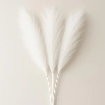 Produktbild von Layba Künstliches Pampasgras Deko in Weiß Boho Künstlpflanze - 3 Stück 100cm, Ideal für Hochzeitsdeko, Wohnzimmer & Schlafzimmer