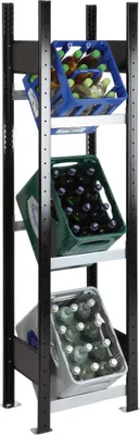 Produktbild von SCHULTE Getränkekistenregal 37000-S 180x40x30cm