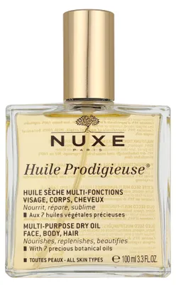 Produktbild von NUXE Huile Prodigieuse, Öl, Feuchtigkeitsspendend, Nährend, Weichmachend, Jeder Hauttyp, 100 ml, Mandelöl, Arganöl, Macadamia-Öl, Spray