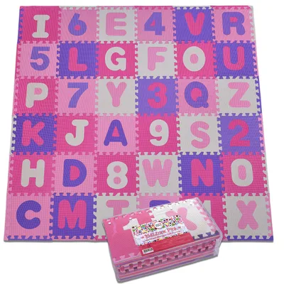Produktbild von Puzzlematte Kids Zone 36 x 30x30x1cm / 86PCS - lila