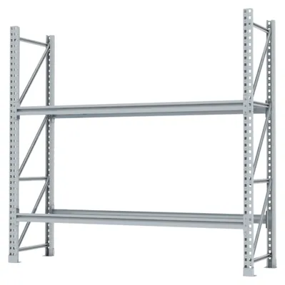 Produktbild von Povag Reifenregal, 450 kg Fachlast, Reifenständer mit 2 Ebenen, 200x214x60 cm
