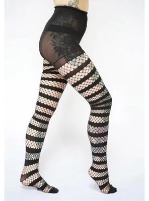 Obrázok produktu pre Pamela Mann - Rybárska sieťovina Opaque Stripe, pančuchy