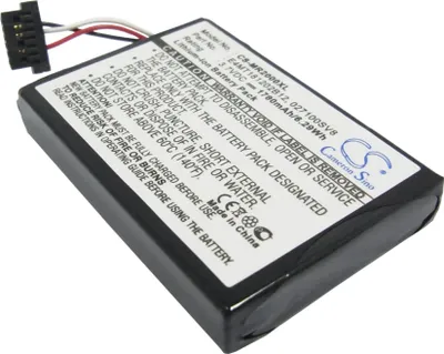 Image de TECHTEK Batterie compatible avec [Magellan] RoadMate 2000, RoadMate 2200T, RoadMate 2250T remplace 027100SV8, pour 37-00030-001, pour E4MT181202B12