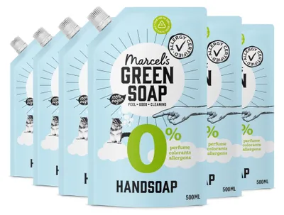 Produktbild von MARCEL'S GREEN SOAP Handseife 0% Nachfüllung 500ml x 6  Bundle