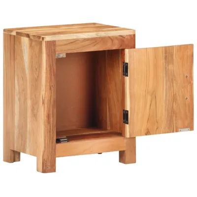 Immagine prodotto di Comodino 40x30x50 cm in Legno Massello di Acacia