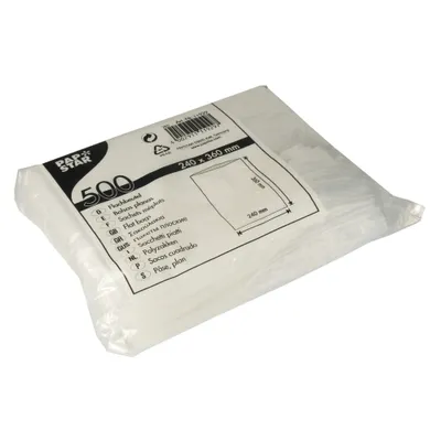 Zdjęcie produktu dla Papstar Flachbeutel 36x24cm transparent 500 Stück 11929