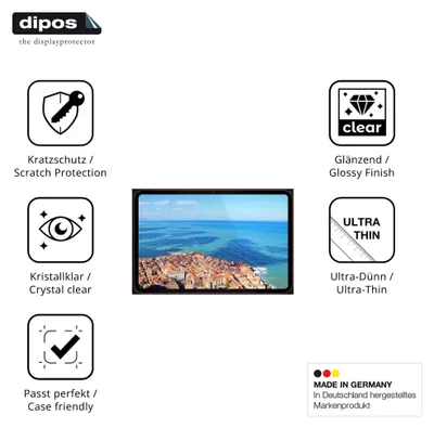 Produktbild von 2x Schutzfolie für TECLAST T65 Plus klar Displayschutzfolie Folie Display Schutz dipos