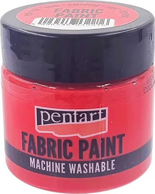 Obrázek produktu pro PENTART Barva na textil - Barva na textil 50ml - červená