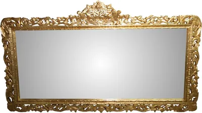 Produktbild von Casa Padrino Barock Luxus Wandspiegel Gold 207 x H. 120 cm - Barock Spiegel - Limited Edition