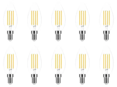 Produktbild von Modee E14 LED Filamentlampe 7W 806lm 4000K Neutralweiß Dimmbar 10 Stück