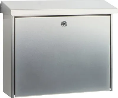 Produktbild von Burg Wächter Briefkasten Edelstahl Rostfrei BxHxT 380/315/115 mm Castello 453 mit Klappe
