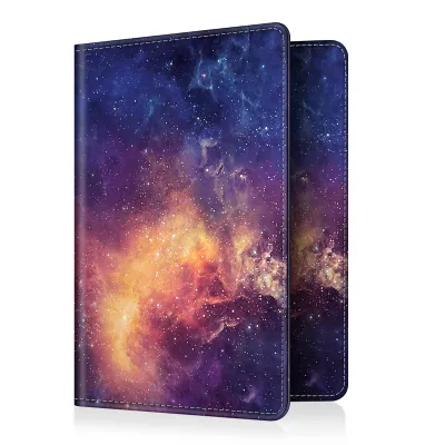 Produktbild von Fintie Reisepass Impfpass Schutzhülle - Premium Kunstleder Reisepasshülle Travel Organizer mit RFID-Blockier für Kreditkarten, Ausweis, Reisedokumente Damen Herren, Die Galaxie