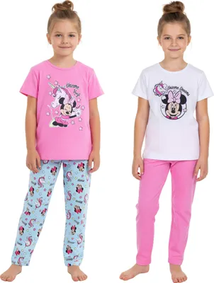Obrázok produktu pre DISNEY Minnie Mouse SADA 2 kusov – bavlnené pyžamo pre dievčatá s dlhými nohavicami OEKO-TEX 128