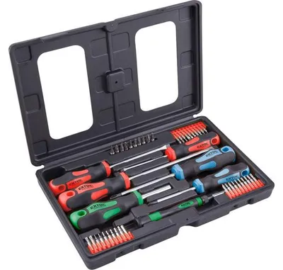 Imagen del producto de Kit de herramientas Extol Premium (8819258), 47 piezas