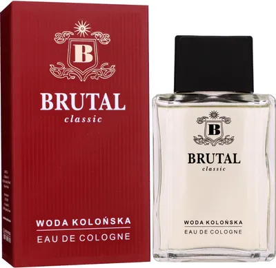 A product shot of a men's eau de cologne bottle and its packaging.
