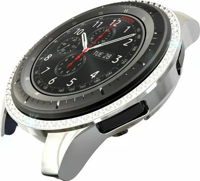 Produktbild von Strap-it Samsung Galaxy Watch 42mm Diamond PC Hülle (Silber)
