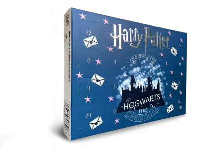 Produktbild von HARRY POTTER Socken Adventskalender : 37-41 : mehrfarbig Größe: 37-41 Farbe: mehrfarbig