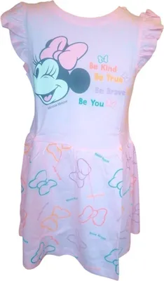 Produktbild von Minnie Mouse Kleid "Be Kind, Be True, Be Brave, Be You" rosa,104 / 4A