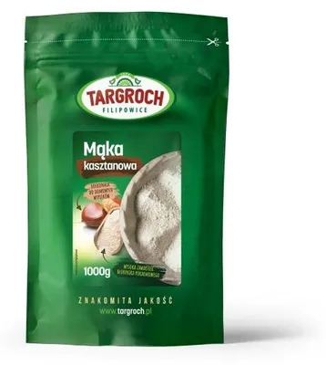 Produktbild von Targroch Kastanienmehl 1 kg, natürlich glutenfrei