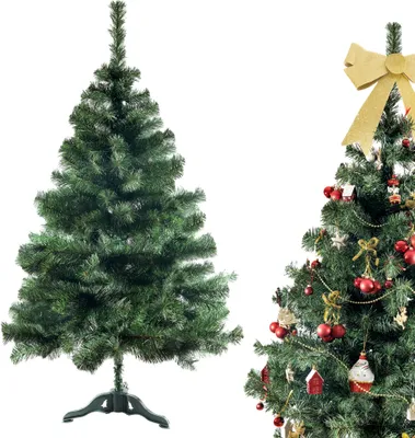 Immagine prodotto di Creative Home Albero di Natale Artificiale 150 cm | Albero Realistico, Folto | Decorazione Natalizia | Rami Densi di Verde Profondo con Base Stabile