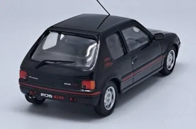 Produktbild von PEUGEOT 205 GTI 1.9 Schwarz, ODE138, Maßstab1/43, ODEON