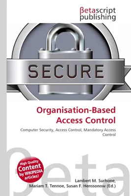 Produktbild von Organisation-Based Access Control