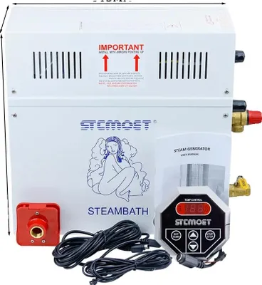 Zdjęcie produktu dla Generator pary do sauny, sterowanie cyfrowe, szybkie nagrzewanie, ST-90 9 kW 220 V