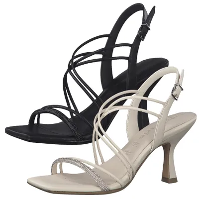 Produktbild von Tamaris Damen Sandalen Sandaletten High Heel 1-28315-28, Größe:41 EU, Farbe:Schwarz
