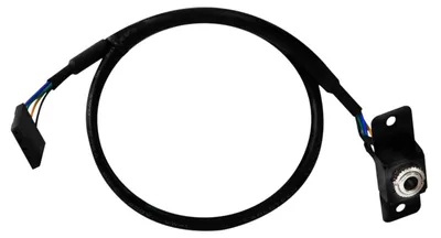 Zdjęcie produktu dla Asrock Rear Audio Cable, 3.5mm, Żeńska, Męska, Czarny