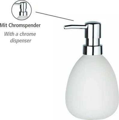 Produktbild von Seifenspender Polaris Weiß matt