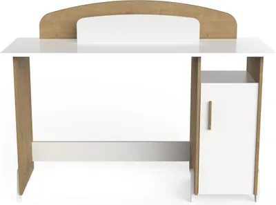 Produktbild von CALICOSY - Schreibtisch 1 Fach und 1 Tür B134,8 cm - NAILI
