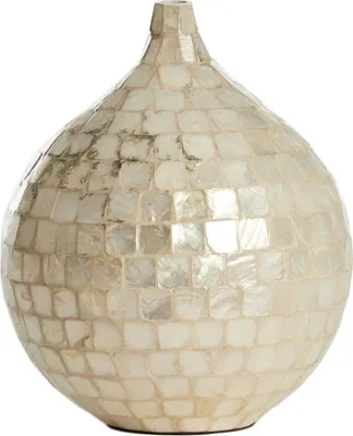 Produktbild von Light & Living - Vase Elorza - Creme - Ø22cm