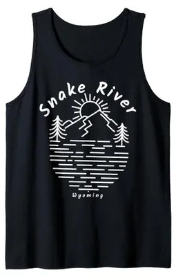 Immagine prodotto di Canotta da donna con stampa "Snake River, Wyoming"