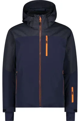 Immagine prodotto di Giacca con zip e cappuccio, colore blu, marca CMP, taglia uomo 54