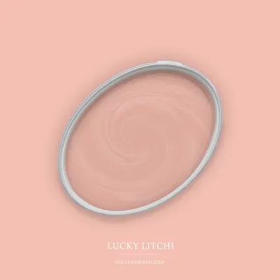 Obrázok produktu pre Farba na steny Rosa matná | The Color Kitchen Lucky Litchi | Exkluzívna interiérová disperzná farba Vysoká intenzita farby | 2,5 litra