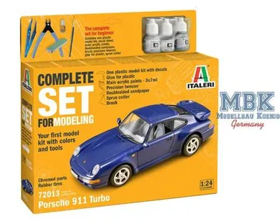 Produktbild von ITALERI IT72013 Porsche 911 Turbo Einsteiger Set