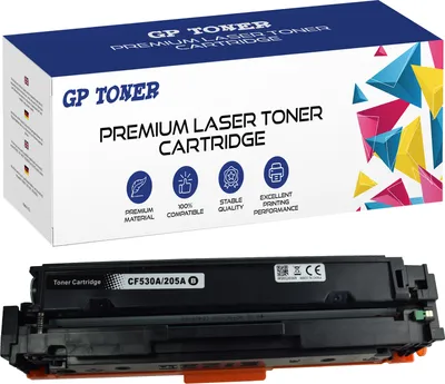 A toner cartridge box and the toner cartridge itself.