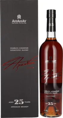 Image de Ararat 25 Years Charles Aznavour Signature Blend 40% Vol. 0,7l en boîte cadeau